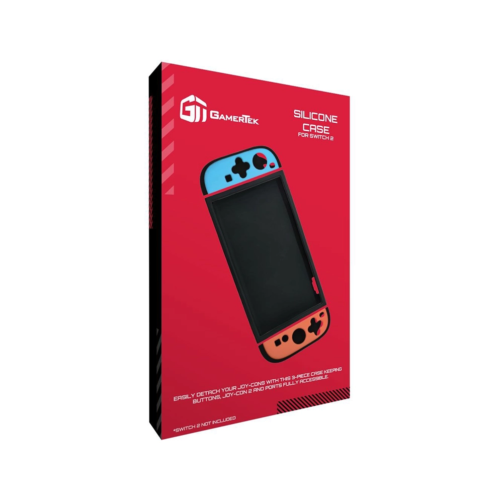 GamerTek Silicone Case For Nintendo Switch 2 - Blue & Red Edition