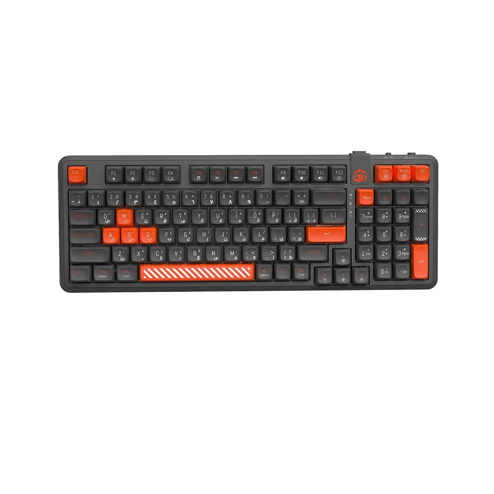 GamerTek Arcade Keys Wireless Mechanical Keyboard - Black